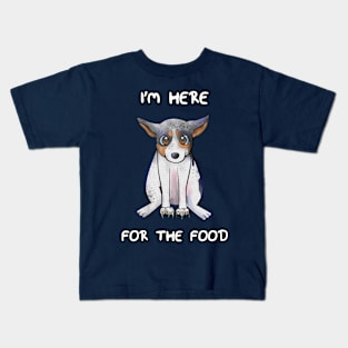 I'm Here for the Food Kids T-Shirt